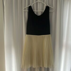 Semi-formal, black and white dress, size 6